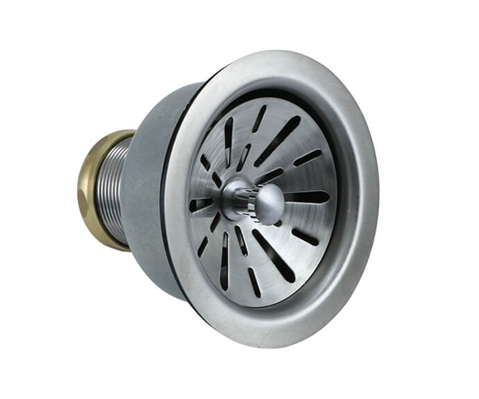 Mountain Plumbing MT310 Contemporary 3-1/2" Deluxe Stemball Kitchen Sink Strainer - Parent