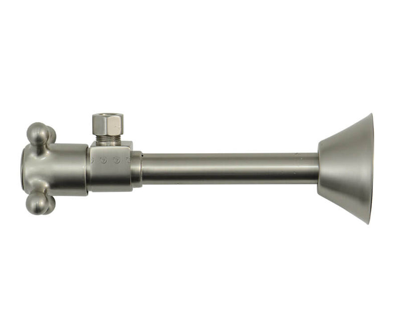 Mountain Plumbing MT416X-NL Brass Cross Handle with 1/4" Turn Ceramic Disc Cartridge Valve Lead Free Angle Sweat - Parent