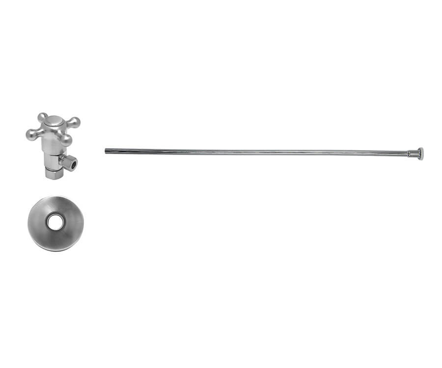 Mountain Plumbing MT4820X-NL 1/2" Compression (5/8" O.D.) Inlet x 3/8" O.D. Compression Outlet - Parent