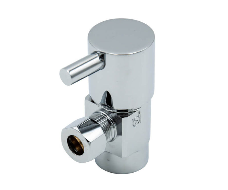 Mountain Plumbing MT5001L-NL Contemporary Lever Handle Angle Valve 1/2" Female IPS Inlet X 3/8" O.D. Compression Outlet - Parent
