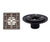Mountain Plumbing MT506C 4" Square Complete Shower Drain - Cast Iron - Antique Copper