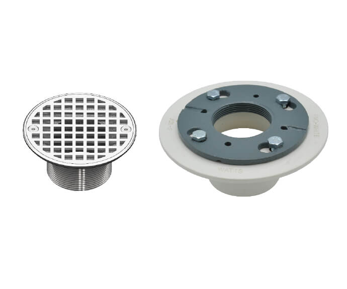 Mountain Plumbing MT507A 4" Round Complete Shower Drain ABS - Parent
