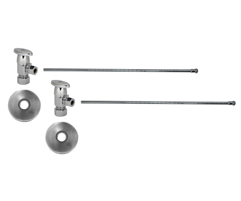 Mountain Plumbing MT6930-NL 1/2" Compression (5/8" O.D.) Inlet x 3/8" O.D. Compression Outlet - Parent