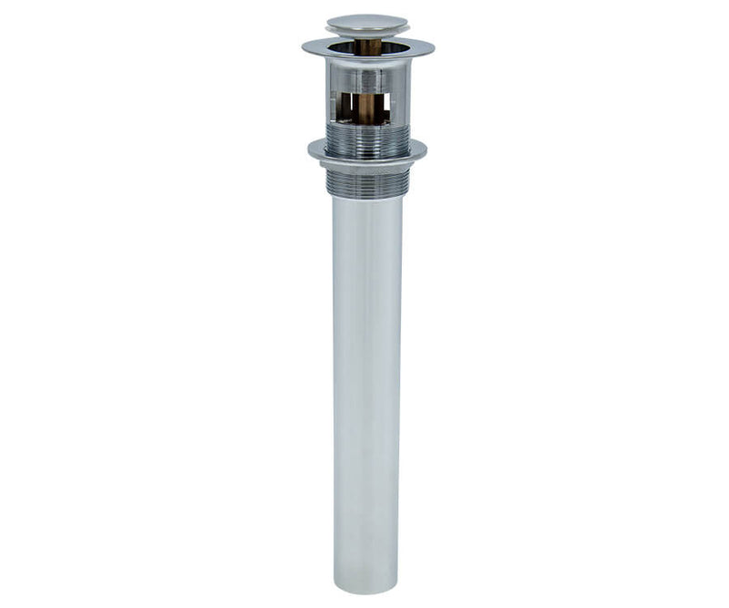 Mountain Plumbing MT741 EZ-CLICK Soft Touch Round Lavatory Drain with Overflow - Parent