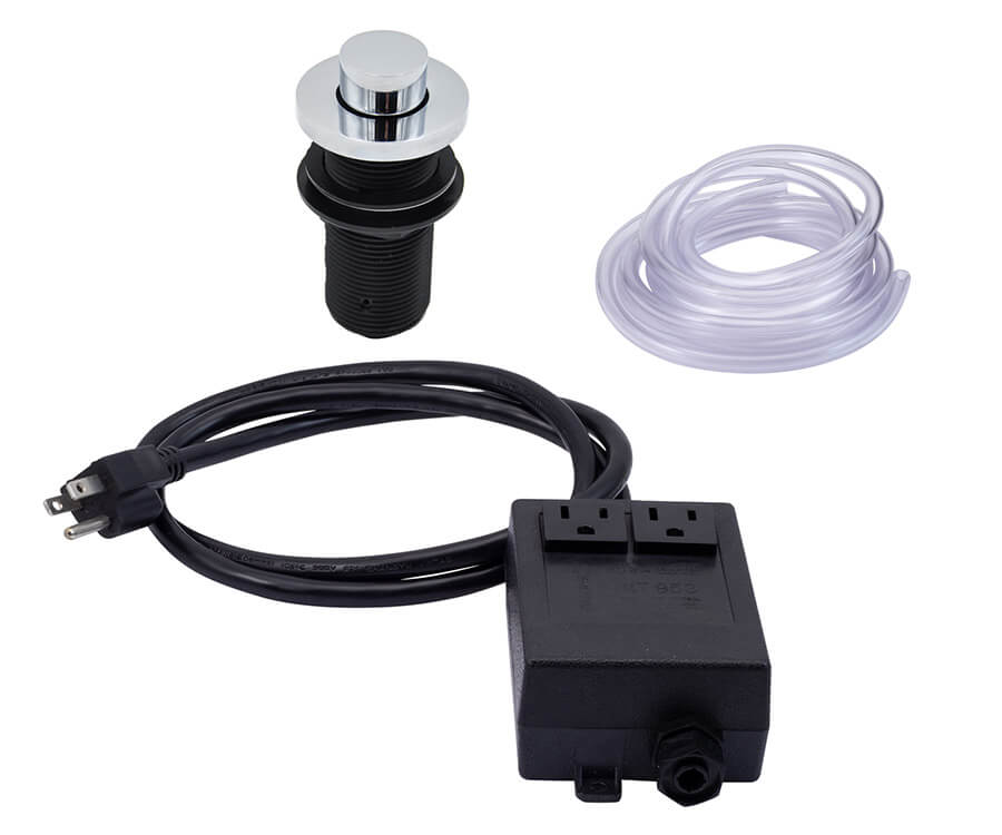 Mountain Plumbing MT957R Round "Deluxe" Raised Waste Disposer Air Switch with Freedom Mount - Parent