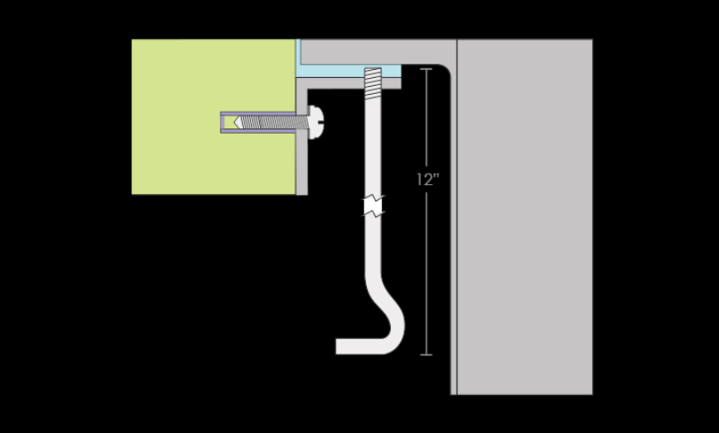 Mila MTK-119AL Flush Mount Installation Kit