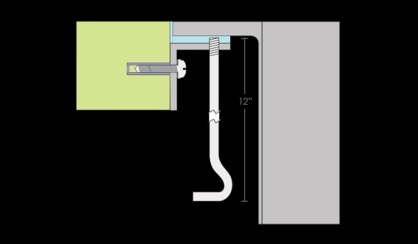 Mila MTK-604AL Flush Mount Installation Kit