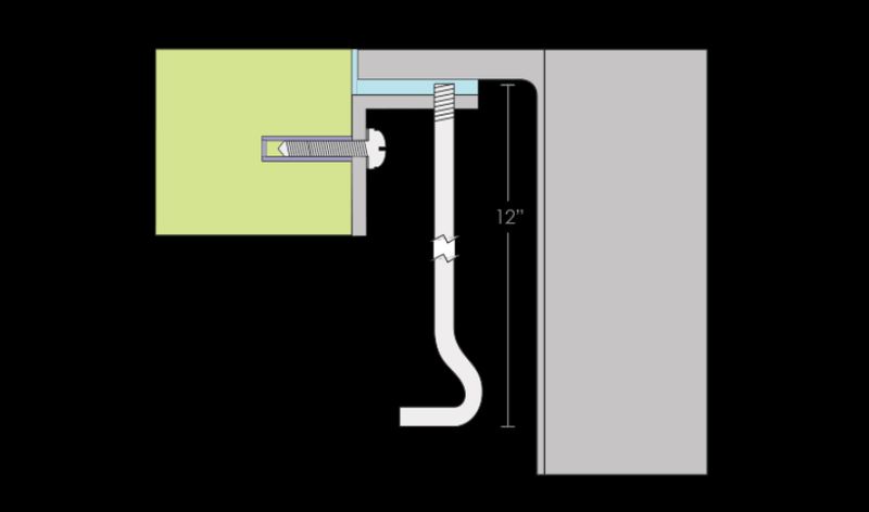 Mila MTK-608SS Sink Flush-Mounting Kit