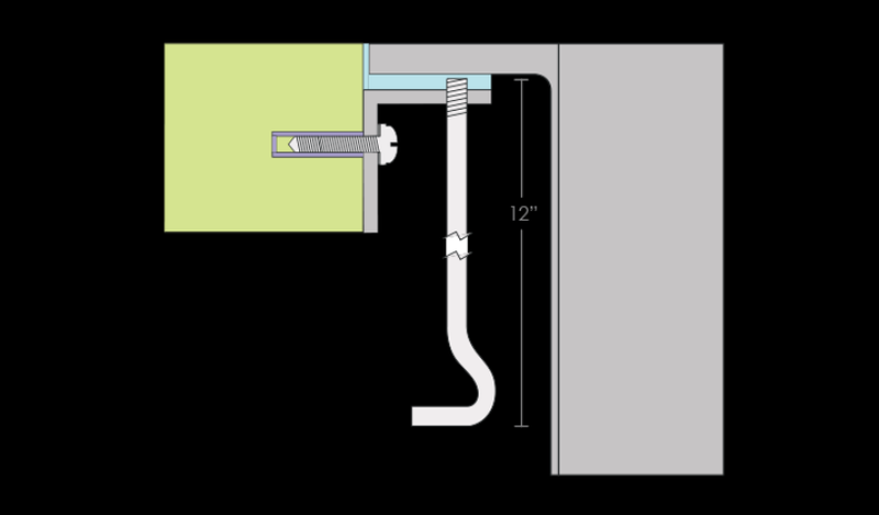 Mila MTK-610SS Sink Flush-Mounting Kit