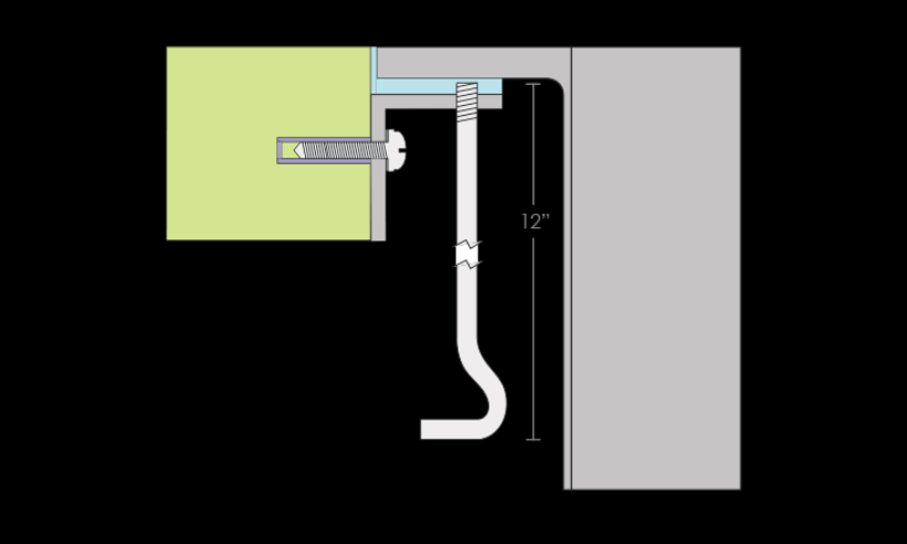 Mila MTK-614SS Sink Flush-Mounting Kit