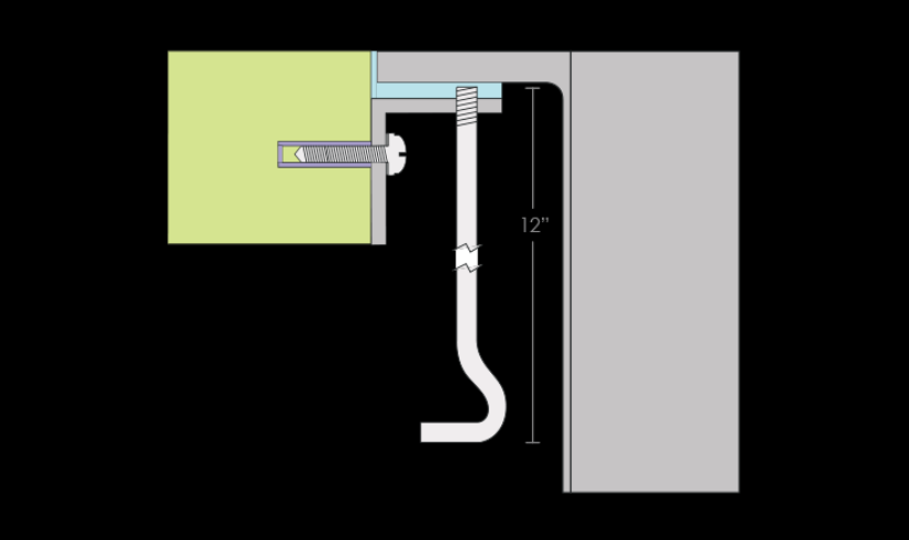 Mila MTK-619SS Sink Flush-Mounting Kit
