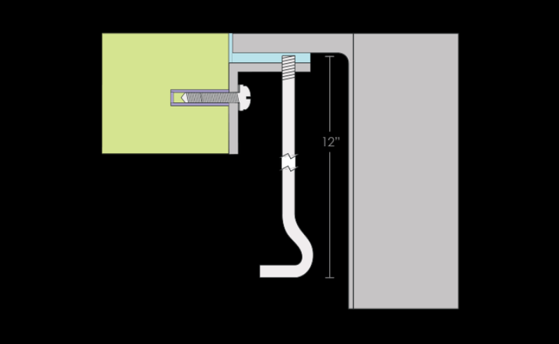 Mila MTK-622SS Sink Flush-Mounting Kit