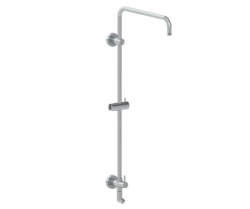 Mountain Plumbing MTRRP-CA Rain Rail Plus - Wall Mounted Shower Rail with Bottom Outlet Integral Waterway and Diverter - Parent