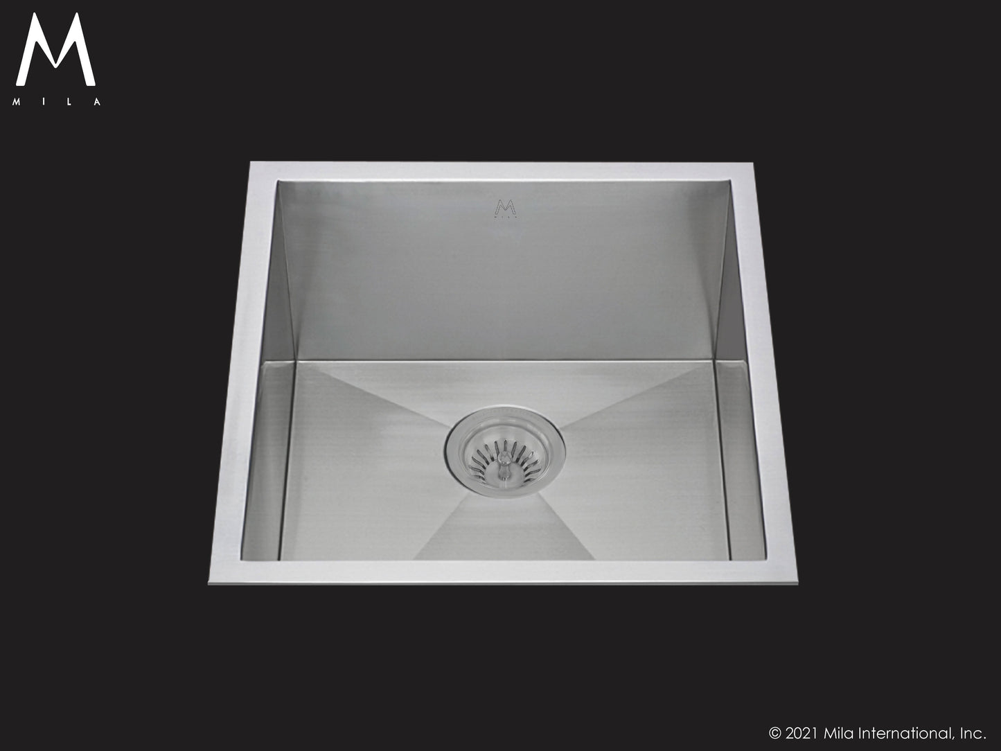 Mila MTS-501SB Atelier Single Bowl Flush Mount/Tri Mount Sink