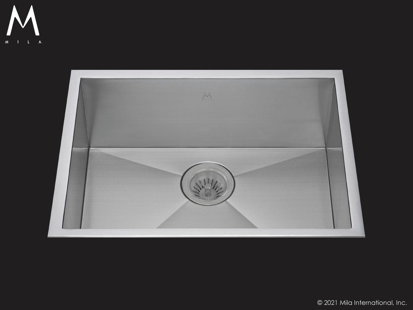 Mila MTS-503SB Atelier Single Bowl Flush Mount/Tri Mount Sink