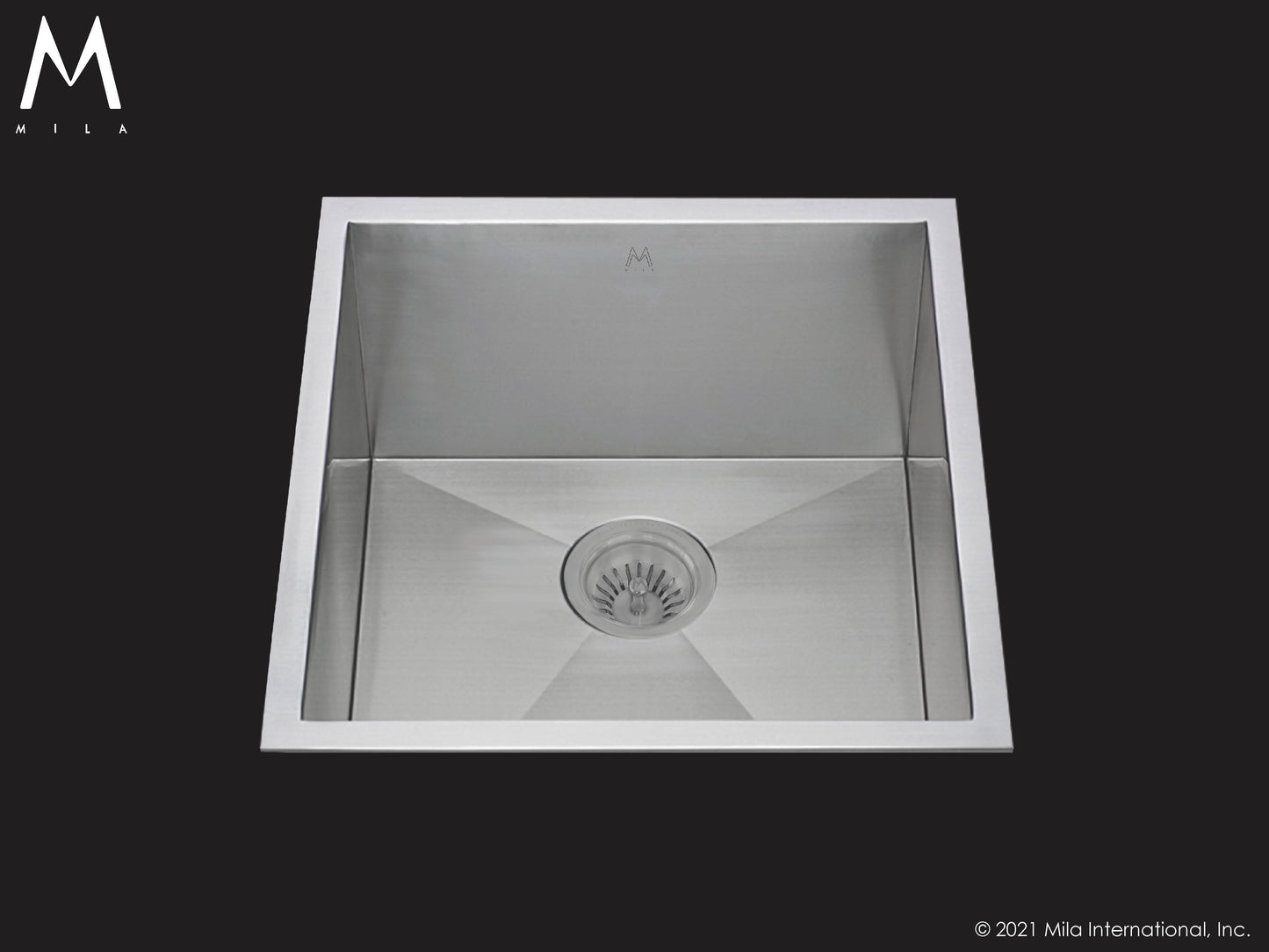 Mila MTS-651SB Atelier Single Bowl Flush Mount/Tri Mount Sink