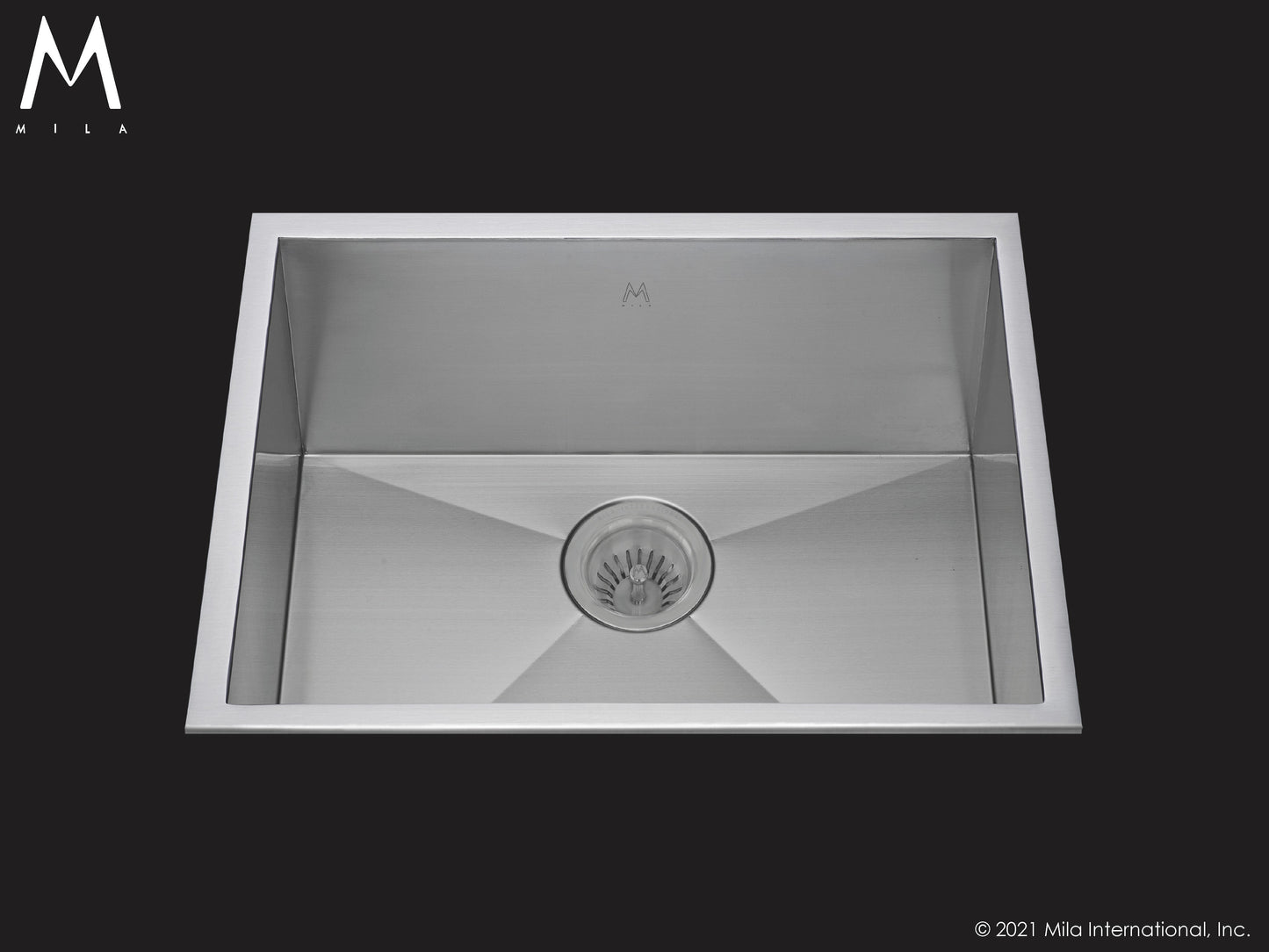 Mila MTS-652SB Atelier Single Bowl Flush Mount/Tri Mount Sink