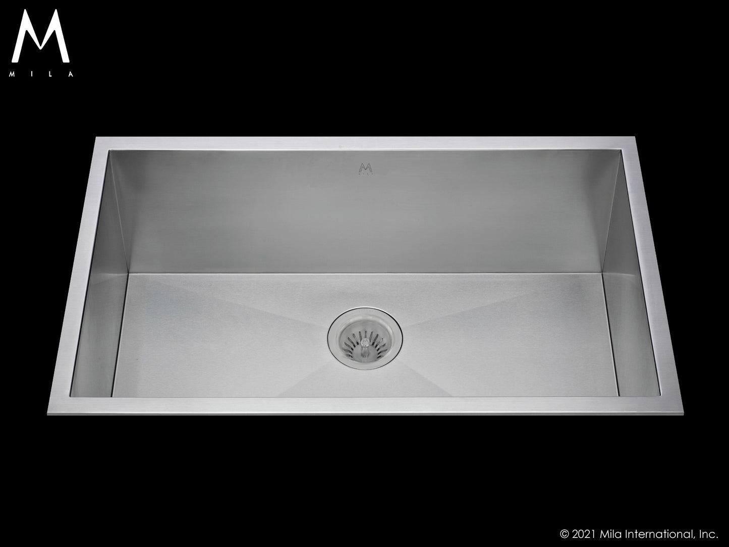 Mila MTS-801SB Atelier Single Bowl Flush Mount/Tri Mount Sink