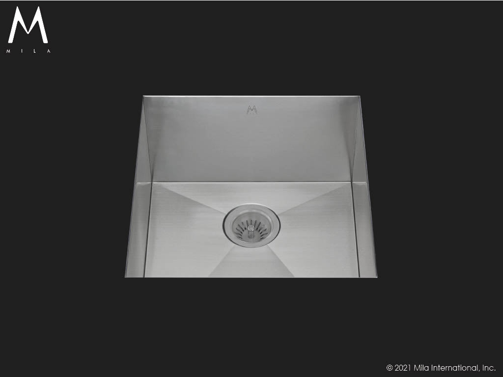 Mila MUS-651SB Flatiron Single Bowl Sink