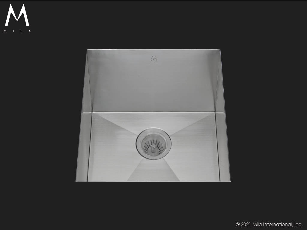 Mila MUS-802SB Flatiron Single Bowl Sink