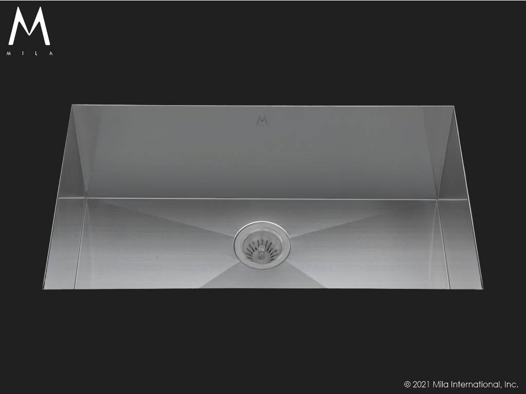 Mila MUS-803SB Flatiron Single Bowl Sink