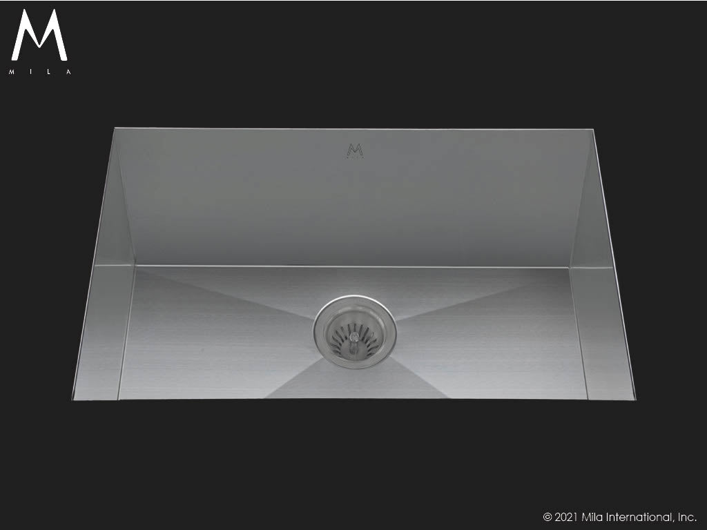 Mila MUS-805SB Flatiron Single Bowl Sink
