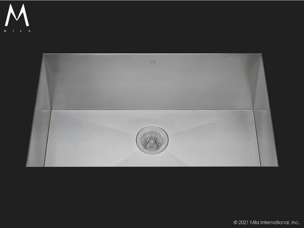 Mila MUS-806SB Flatiron Single Bowl Sink