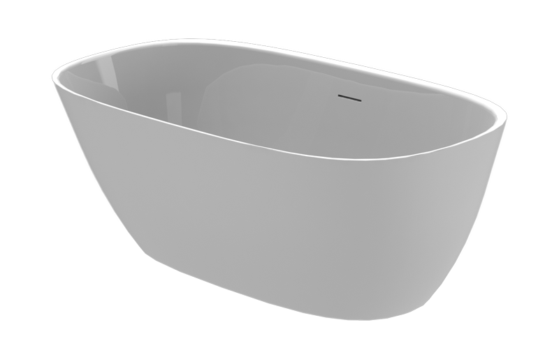 Graff MUS66-OF-GL Musa Freestanding Bathtub with Integrated Overflow - Parent