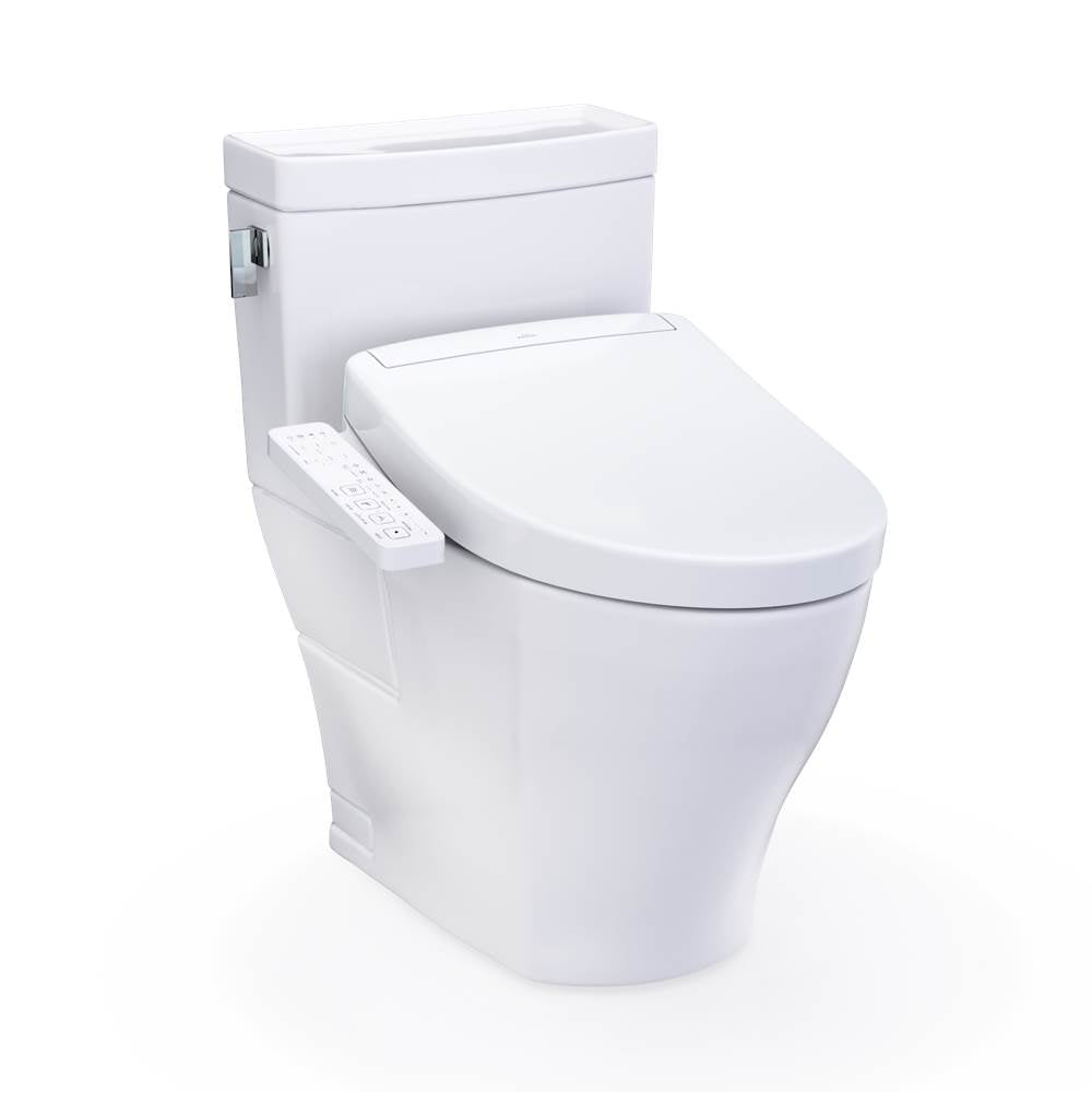 Toto MW6243346CEFG#01 Washlet+ Legato One-Piece Elongated 1.28 GPF Toilet and Washlet S2 Bidet Seat