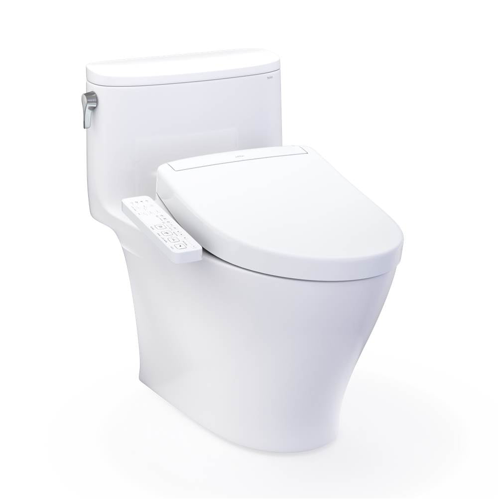 Toto MW6423346CEFG#01 Washlet Nexus One-Piece Elongated 1.28 GPF Toilet and Washlet S2 Bidet Seat