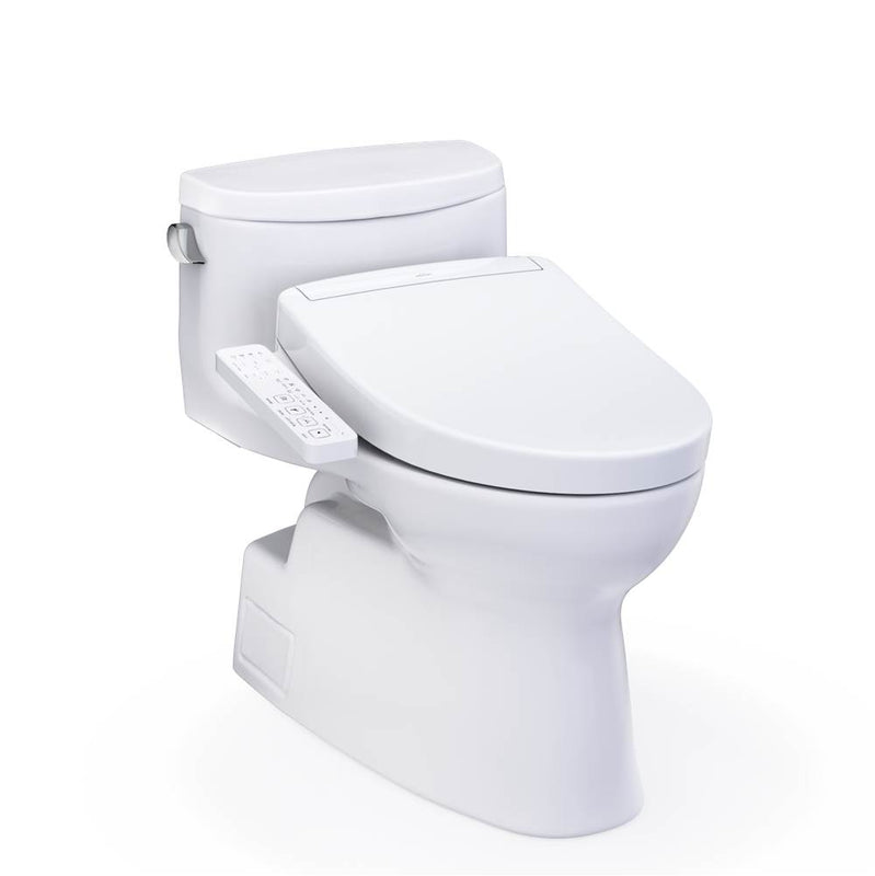 Toto MW6443346CEFG#01 Washlet+ Carolina Ii One-Piece Elongated 1.28 GPF Toilet and Washlet+ S2 Bidet Seat