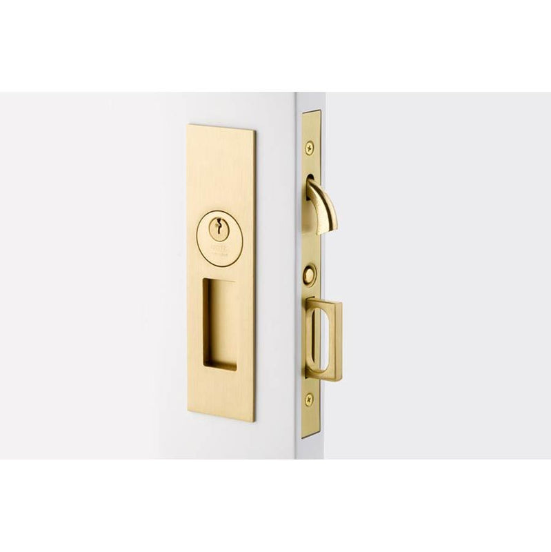 Emtek 2153 Keyed , Narrow Modern Rectangular Pocket Door Mortise Lock - Parent