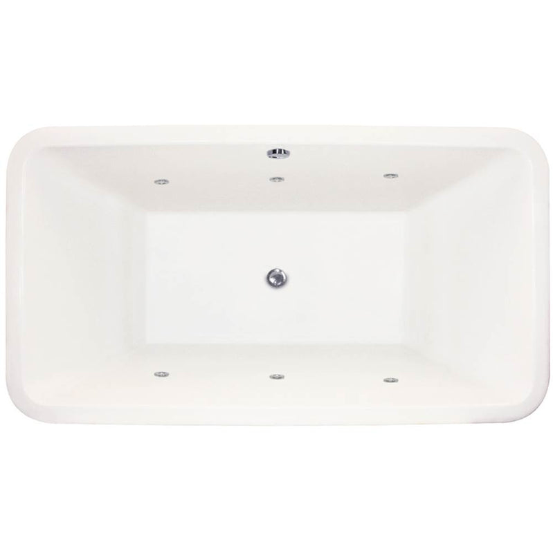 Hydro Systems NAS7036ACO Natasha 70 X 36 Acrylic Airbath & Whirlpool Combo Tub System