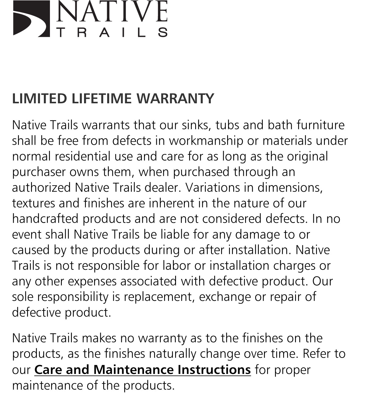 Native Trails CPS Kohani Copper Bath Sink