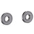 Newport Brass 1020-2400 Amisa Grab Bar Decorative Rings & Mounting Kit