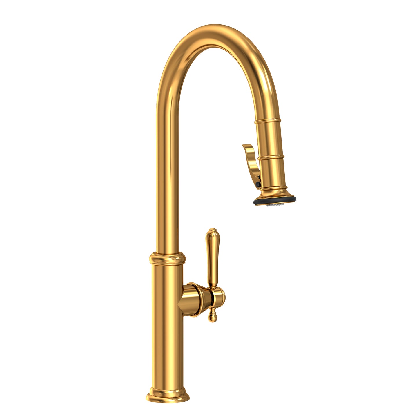 Newport Brass 1030-5173 Chesterfield Pull-Down Kitchen Faucet - Trigger Spray