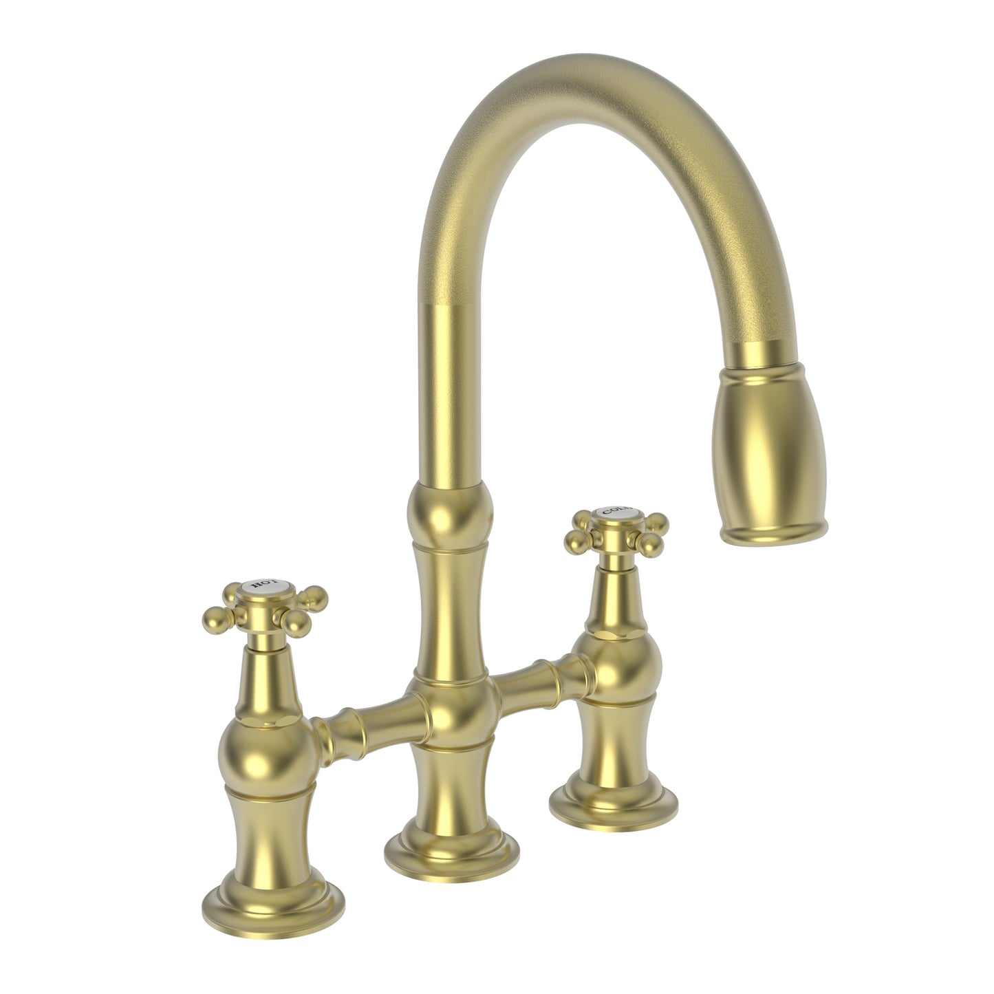 Newport Brass 1030-5462 Chesterfield Kitchen Bridge Pull-Down Faucet