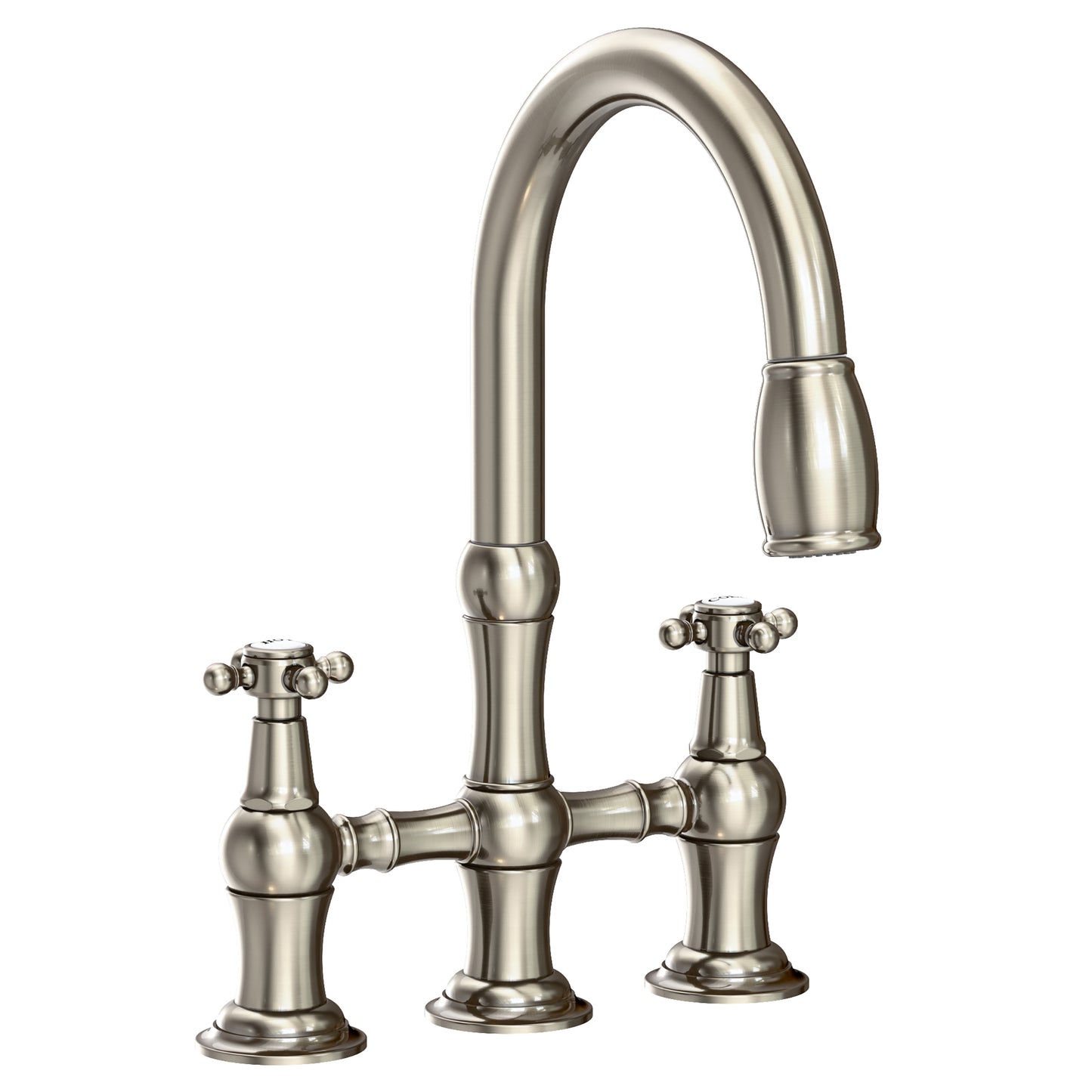 Newport Brass 1030-5462 Chesterfield Kitchen Bridge Pull-Down Faucet