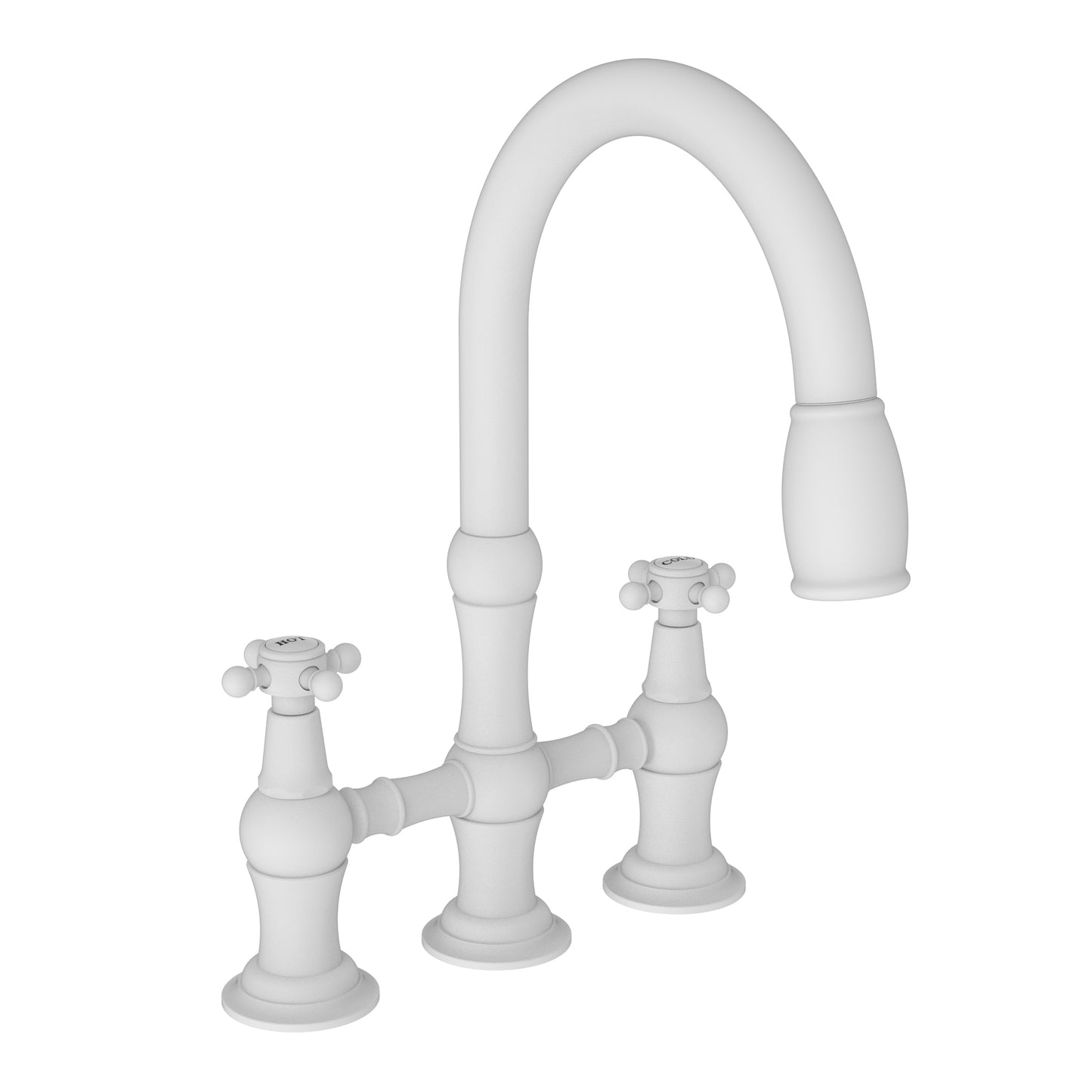 Newport Brass 1030-5462 Chesterfield Kitchen Bridge Pull-Down Faucet