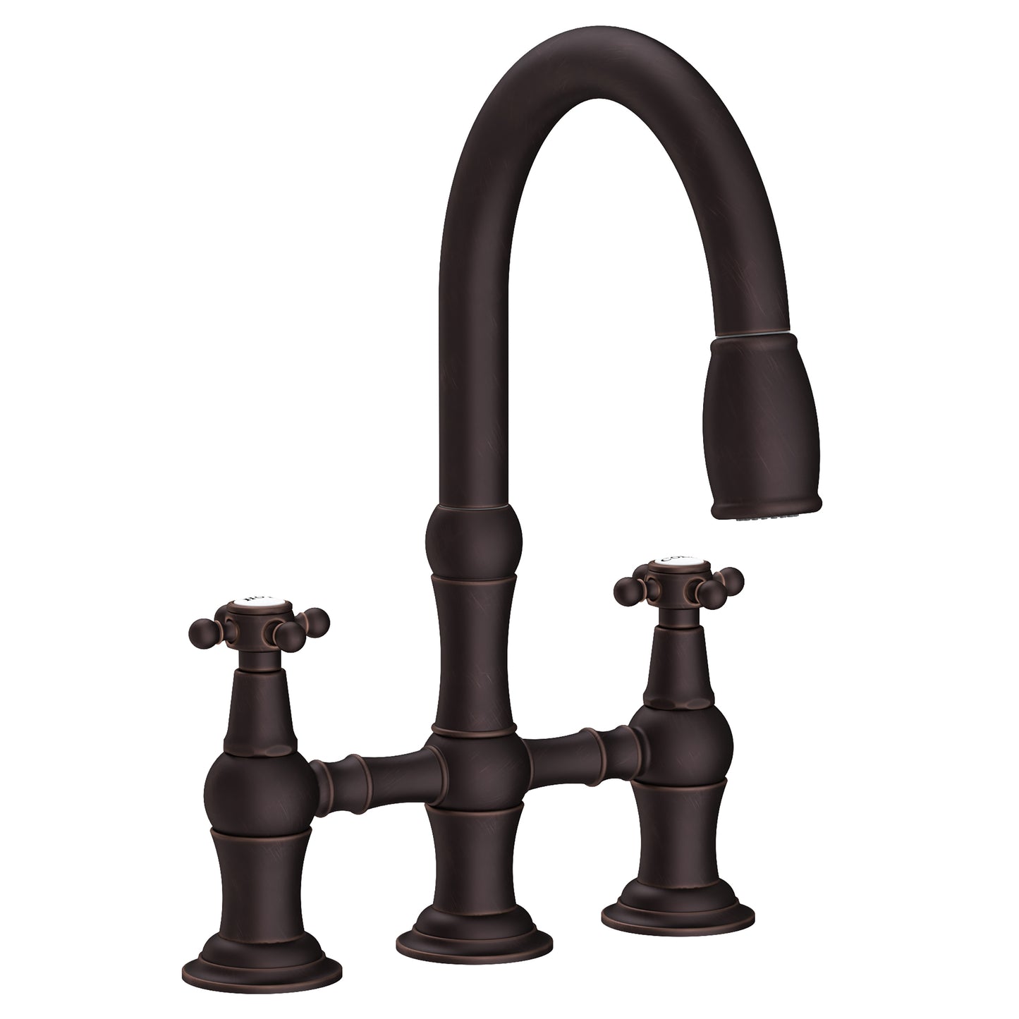 Newport Brass 1030-5462 Chesterfield Kitchen Bridge Pull-Down Faucet