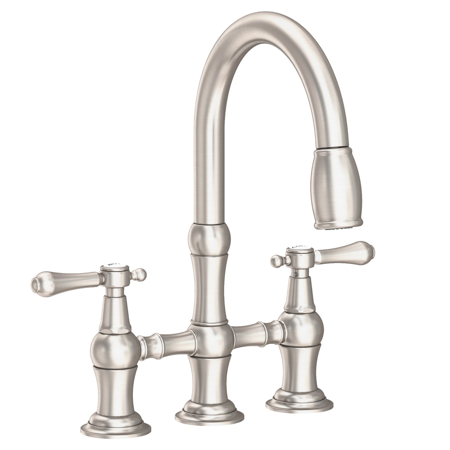 Newport Brass 1030-5463 Chesterfield Kitchen Bridge Pull-Down Faucet