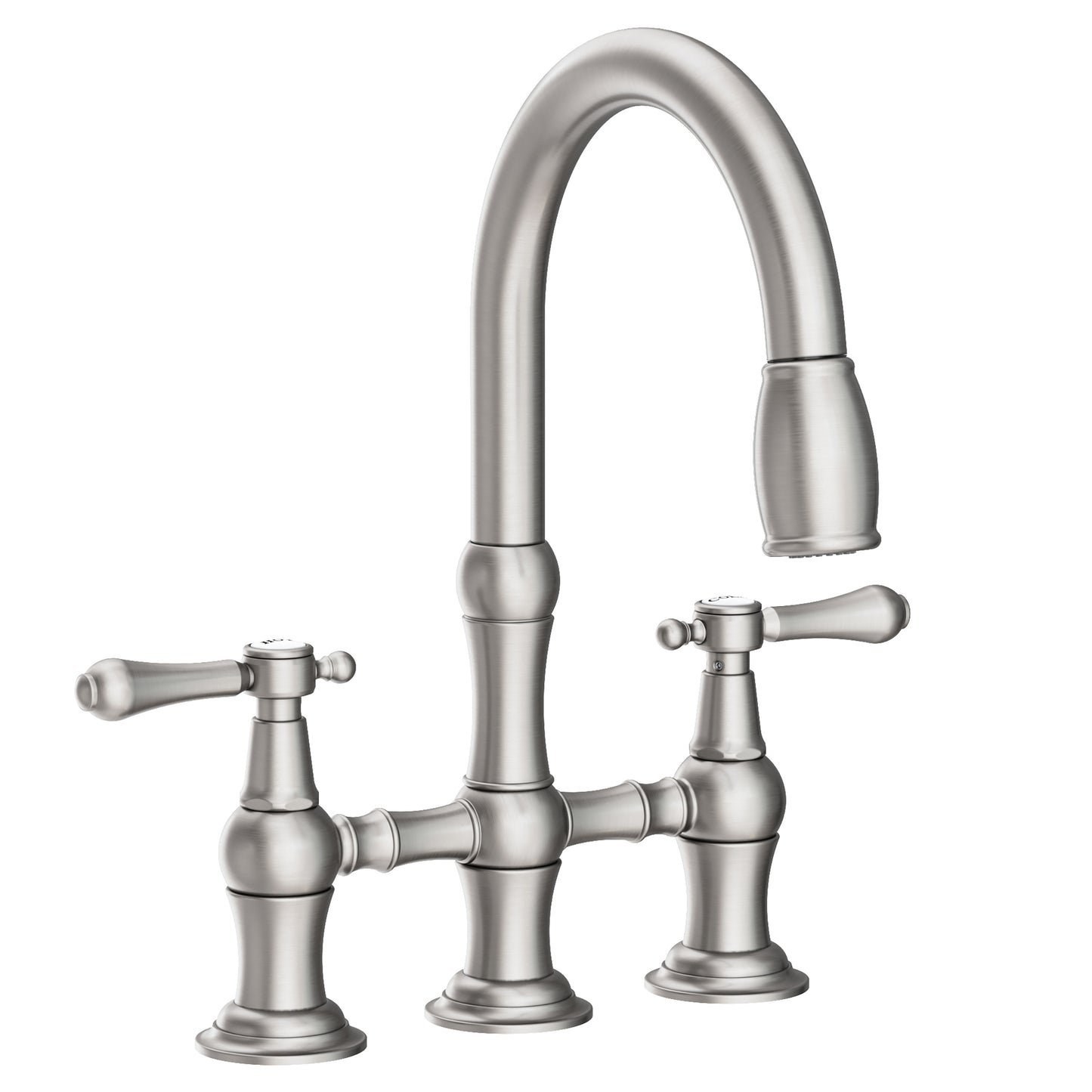 Newport Brass 1030-5463 Chesterfield Kitchen Bridge Pull-Down Faucet