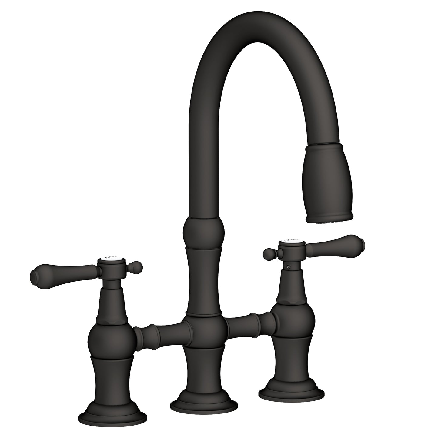 Newport Brass 1030-5463 Chesterfield Kitchen Bridge Pull-Down Faucet