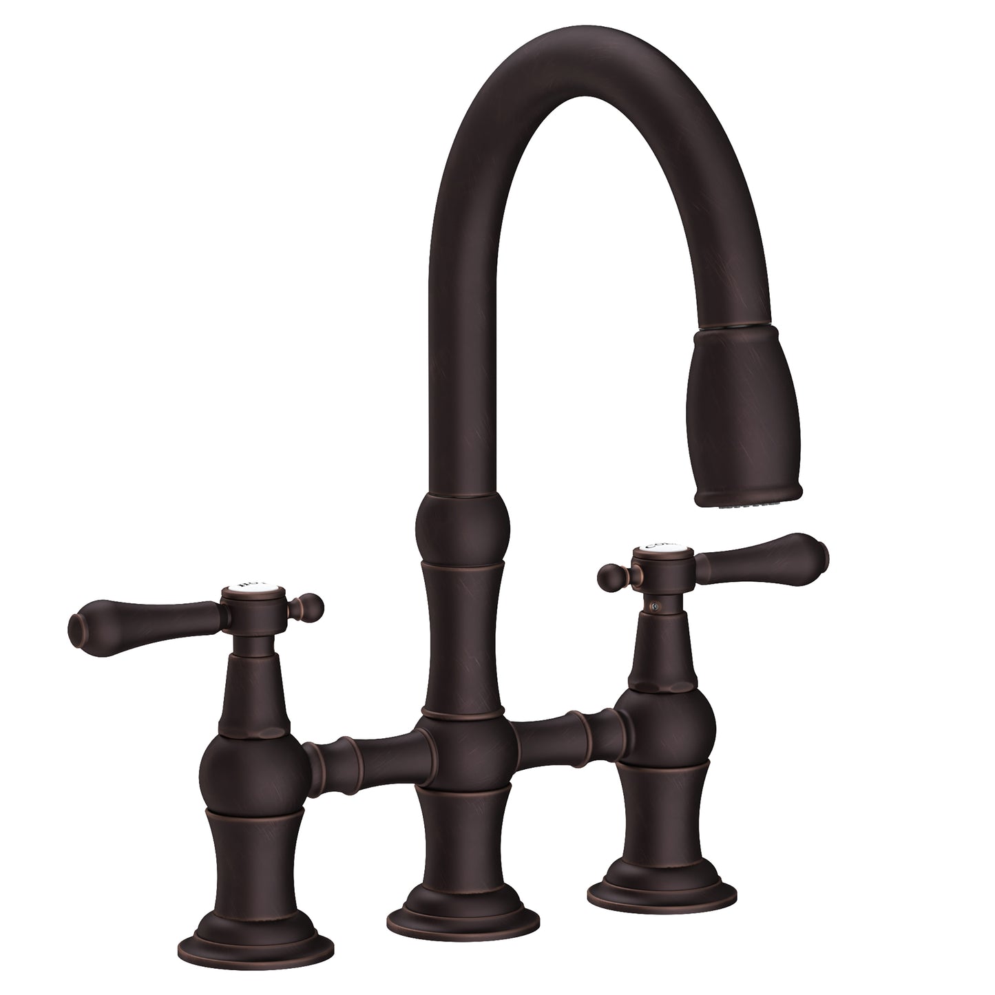 Newport Brass 1030-5463 Chesterfield Kitchen Bridge Pull-Down Faucet