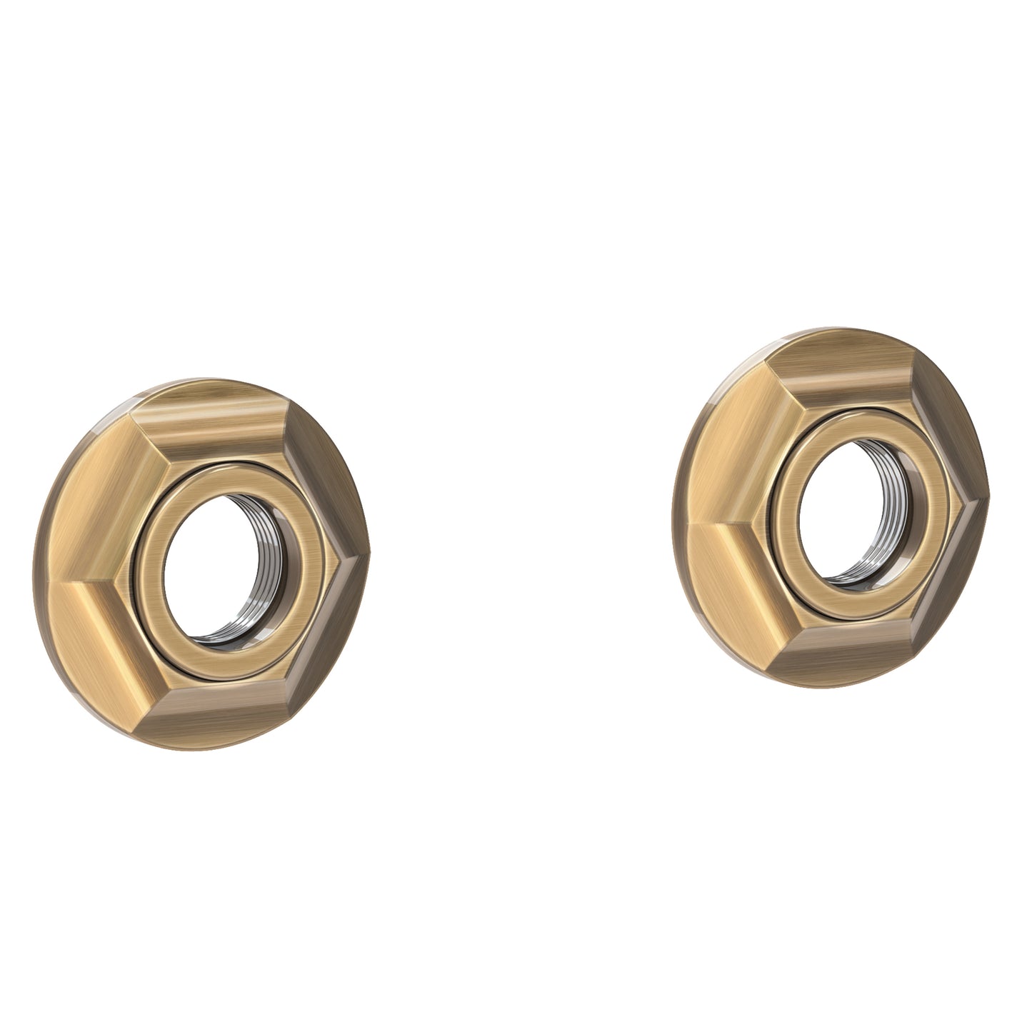 Newport Brass 1200-2400 Metropole Grab Bar Decorative Rings & Mounting Kit