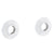 Newport Brass 1200-2400 Metropole Grab Bar Decorative Rings & Mounting Kit