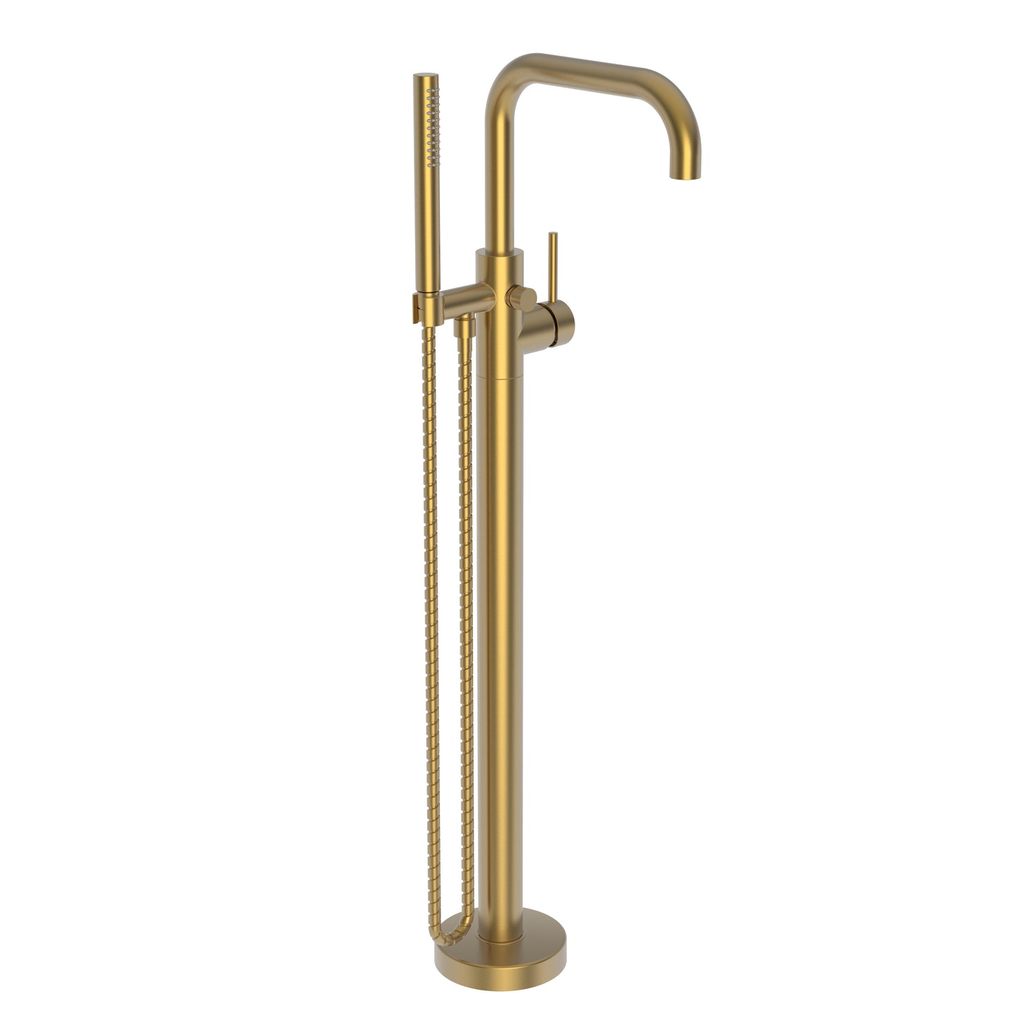 Newport Brass 1400-4261 East Square Exposed Tub And Hand Shower Set - Free Standing