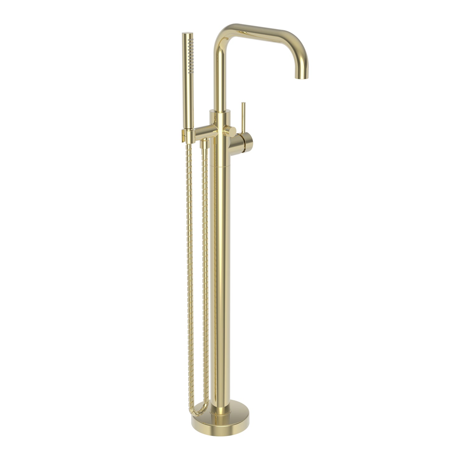 Newport Brass 1400-4261 East Square Exposed Tub And Hand Shower Set - Free Standing
