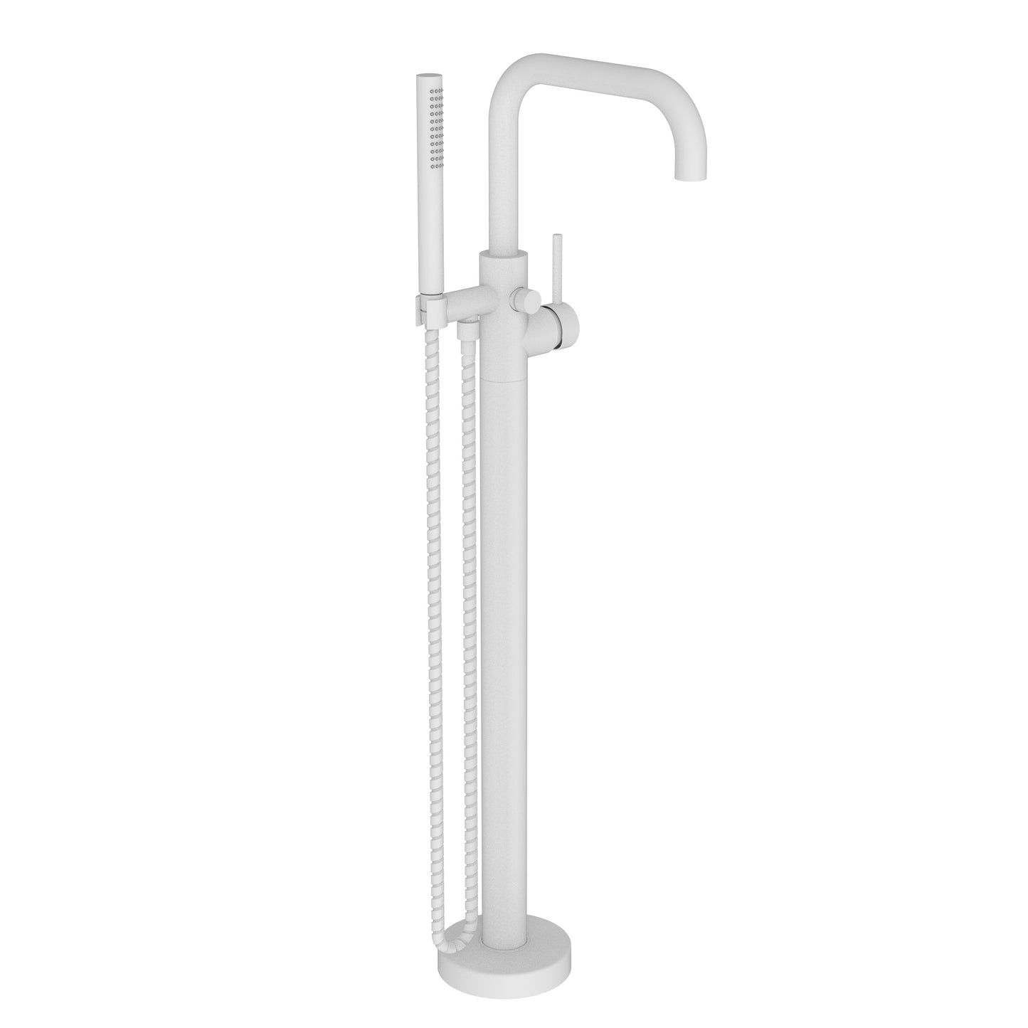Newport Brass 1400-4261 East Square Exposed Tub And Hand Shower Set - Free Standing