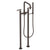 Newport Brass 1400-4263 East Square Exposed Tub & Hand Shower Set w/Risers